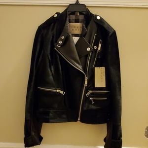 Burberry Brit black Canterford leather jacket